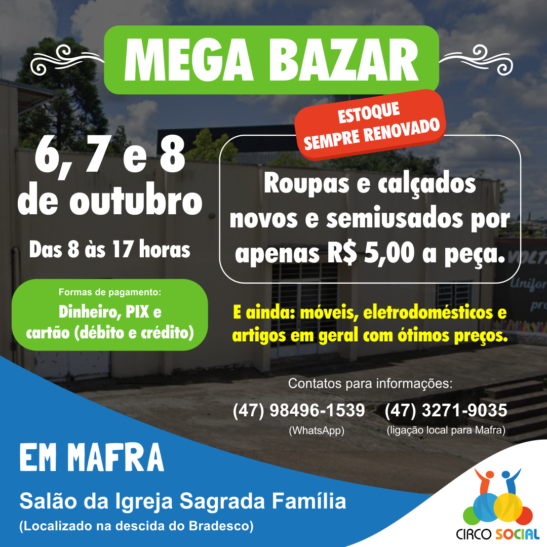 circo-social-promovera-mega-bazar-beneficente-em-mafra