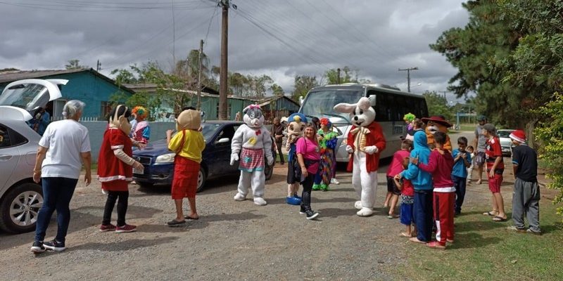 Páscoa Solidária do Circo Social atendeu mais de 3 mil crianças em Riomafra